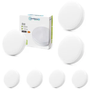 6x GX53 LED Foco Blanco Frío Bombilla 220V 8W Bombilla Lámpara - Imagen 1 de 9