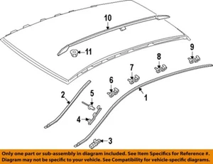 MERCEDES OEM 15-18 GLA250-Roof Molding Front Clip Left 1769910098 - Picture 1 of 1