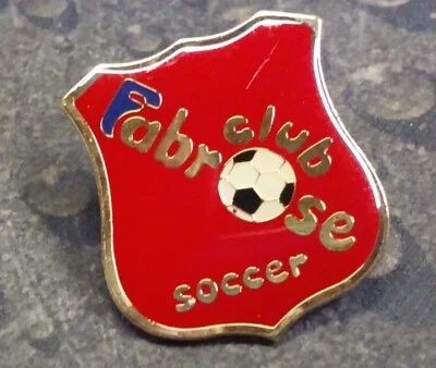 Insignia prendedor vintage Fabrose Soccer Club Foto 1 de 4