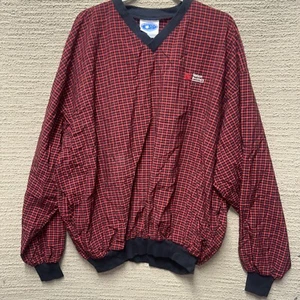 Vtg Starbus Golf Pullover Sz 2XL Tartan Plaid USA VNeck - Picture 1 of 13