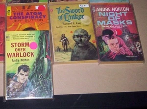 Lot 4 Ace Vintage RARE Science Fiction SF Andre Norton Jeff Sutton Howard L Cory - Bild 1 von 1