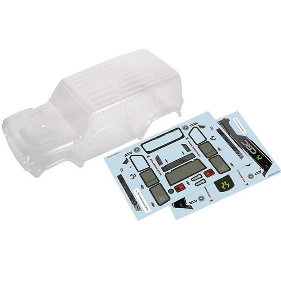 NEW Axial 2019 Jeep JLU CRC Clear Body & Precut : SCX24 - Image 1 of 1