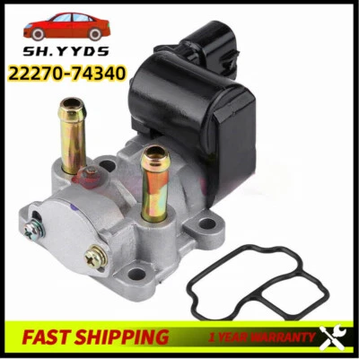Válvula de control de aire de ralentí para Toyota Camry 96-00 Solara 2000 4 cilindros 2,2 L 22270-74340 Foto 1 de 3