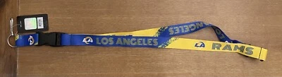 Los Angeles RAMS Team Lanyard NEW Official NFL Merchandise - Image 1 of 4