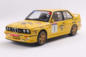 BMW E30 M3 GR.A #1 Rallye Principe de Asturias 1992 giallo Ponce Deniz 1:18 Solido - Foto 1 di 10