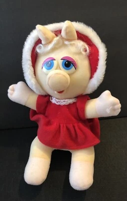 VTG 1980’s The Muppets Miss Piggy Plush Christmas Theme 51625GW2D - Image 1 of 4