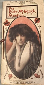 1906 - Burr McIntosh - Raro anuncio de Coca Cola - Sarah Bernhardt - 6 X 12 - Cargador completo - Imagen 1 de 10