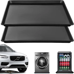 22.8'' X 21.6'' Oil Drain Pan,Drip Tray Oil Drip Pan for under Car Plastic Oil T - Picture 1 of 8