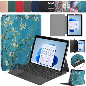 Leather Case Stand Cover Protector For Microsoft Surface Pro 8 2021 13" Tablet