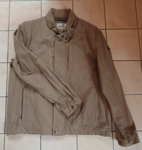 Geox Respira Gr 54 Herren Outdoor Jacke Blouson beige s.g.Zust. versteck Kaputze - Bild 1 von 9