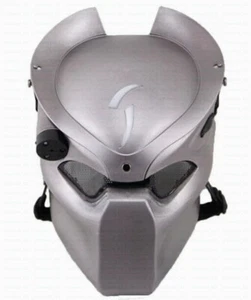 Alien VS. Predator Cosplay Mask Gifts LED Headgear Field Face Guard Helmet Props - Picture 1 of 31
