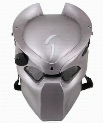 Alien VS. Máscara Cosplay Depredador Regalos LED Tocado Campo Protector Facial Casco Accesorios Foto 1 de 4