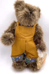 Ashton-Drake Bartholomew Bear With Fish & Overalls 1996 - Gallery of Bears - Picture 1 of 10