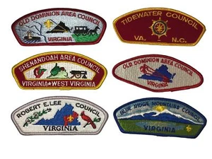 Lot of Virginia Councils 1/2 Dozen BSA CSPs Mint CSP (BHP2163) - Bild 1 von 2