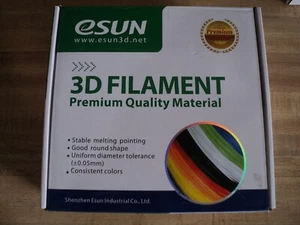 eSun ABS+ Filament 1.75mm 1KG Plastic Printing Filament for 3D Printer 2 Rolls - Picture 1 of 3