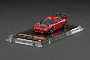 IG2725 modelo de encendido 1:64 Mazda FEED RX-7 (FD3S) Maou modelo rojo coche - Imagen 1 de 3