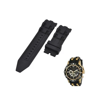Correa de reloj Pro Diver 23702 26 mm de goma negra para Invicta - Imagen 1 de 7