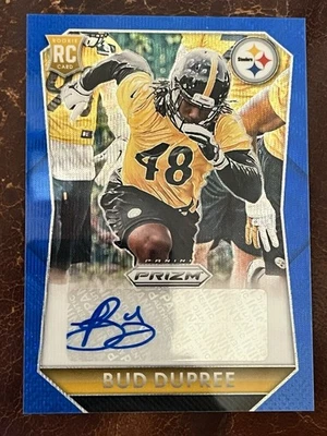 Bud Dupree 2015 Panini Prizm RC Blue Prizm Auto #RS-BD..77/99 - Image 1 of 3