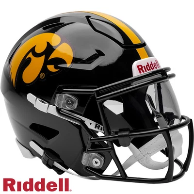 IOWA HAWKEYES NCAA RIDDELL FOOTBALL HELMET REPLICA MID-SIZE MIDI SPEEDFLEX - Image 1 of 3