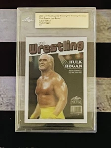 2024 LEAF METAL LEGEND HULK HOGAN 1/1 PRODUCTION PROOF PRO WRESTLING MAGAZINE - Picture 1 of 2
