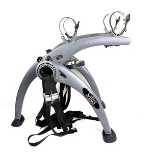 Saris Bones 2-Bike Car Trunk Mount Bicycle Rack Carrier Gray - Picture 1 of 7