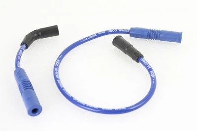 Juego de cables de encendido Accel 8 mm S/S núcleo espiral azul para Harley Davidson Foto 1 de 4