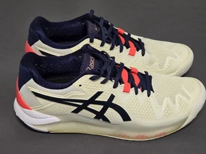 Zapatillas Tenis Asics Gel Resolution 8 1042A072 Blanco Azul Mujer Talla 8.5 - Imagen 1 de 24