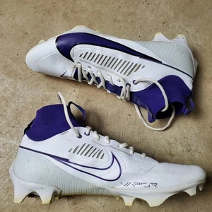 Nike Vapor Edge Pro 360 2 TB Football Cleats Men's 11.5 White Purple FJ1581-150 - Picture 1 of 22