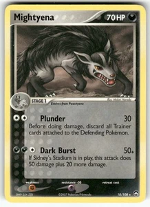Mightyena Power Keepers Rare Pokemon Moderately played - Picture 1 of 2