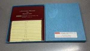 Vintage Acme Visible Telephone Number Business Card Birthday File Folder Book - Picture 1 of 6