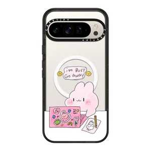 Casetify Coque pour téléphone portable - Google Pixel 9 Pro XL, je suis occupé par Tabetaai, Noir - Photo 1 sur 2