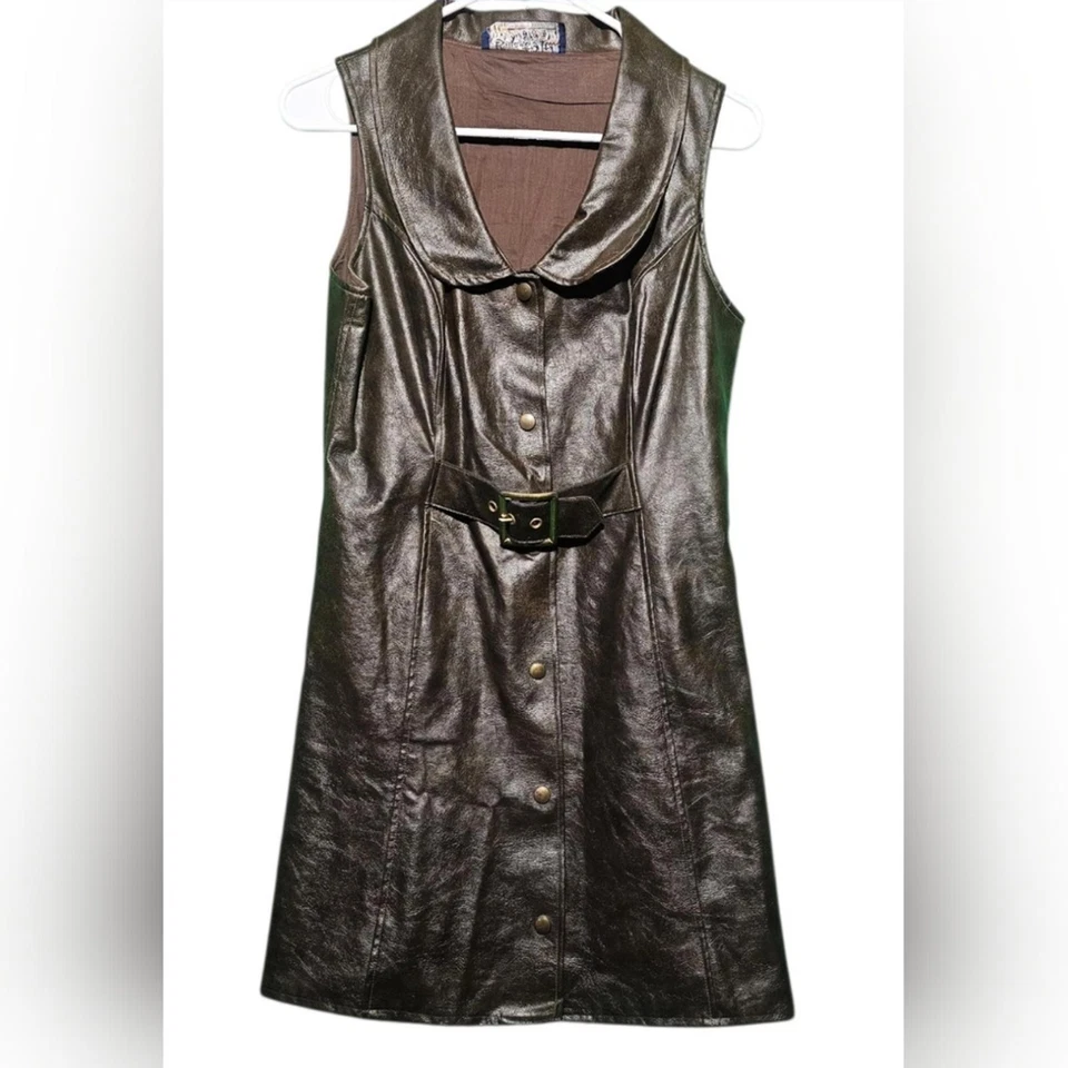 ВИНТАЖНЫЙ кожаный жилет Bryant 9 Ltd от Susie б/у в отличном состоянии - маленький PTP 18 - Изображение 1 из 4