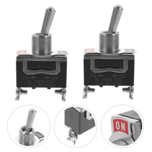 2Pcs Toggle Switch for Auto Car Marine Boat Professional Toggle Switch Heavy - Picture 1 of 12