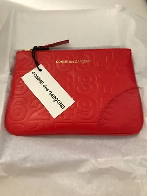 Monedero de cuero naranja Comme Des Garcons Foto 1 de 3