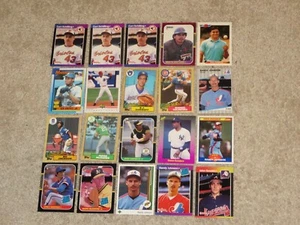 20 Card Rookie Card RC Topps 1980s 1990s Baseball Maddux McGwire Griffey BO LOT - Picture 1 of 2