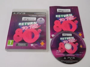 Singstar Return to the 80s (PAL) Playstation 3 PS3 Sony Complete OVP CIB - Imagen 1 de 3