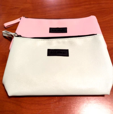 2 Bolsas de Cosméticos MAANGE Maquillaje Joyería Viaje PU (inmitación) Bolsa de Cuero con Cremallera Foto 1 de 4