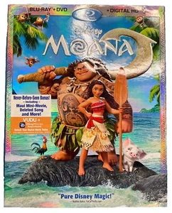 Moana Disney (Blu-Ray, DVD) **NO DIGITAL CODE INCLUDED ** - Picture 1 of 3