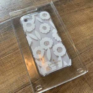 Funda Kate Spade Nueva York Joyas Majorelle Blanco Transparente iPhone 7 8 8ARU1830 NUEVA - Imagen 1 de 3