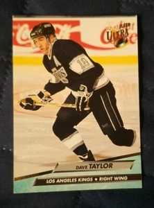 1992-93 Ultra - Los Angeles Kings Hockey Card #313 Dave Taylor - Picture 1 of 2
