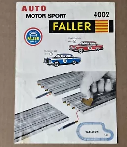 Faller AMS -- Original Instrucción Para Paquete De Regalo 4002 #DEZ3853 - Imagen 1 de 1