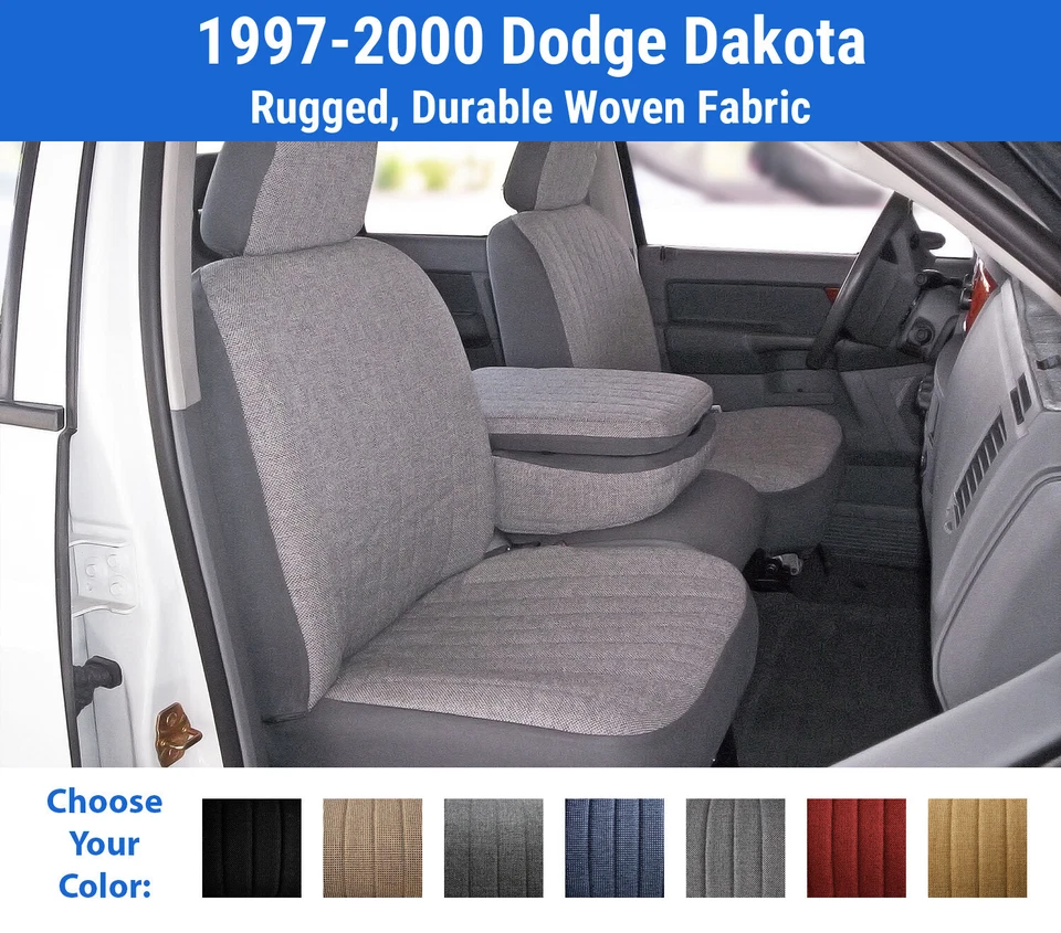 Fundas de asiento Duramax Tweed para Dodge Dakota 1997-2000 Foto 1 de 4
