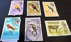 Bechuanaland 6 Stamps - Elizabeth II - Birds 1961 Part Set - SG:168-181 - Used H
