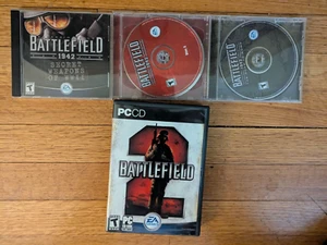 *BATTLEFIELD LOT* Battlefield 1942 & Expansions, Battlefield 2, PC-CDs ROMs - Picture 1 of 2