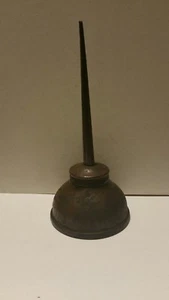 Vintage Oil Can Metal Dome Spout  - Picture 1 of 2