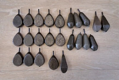 Großes Korda Blei Konvolut: 24 Stk. (20× 115g, 2× 100g, 2× 120g) NEU! Inline TOP - Bild 1 von 4