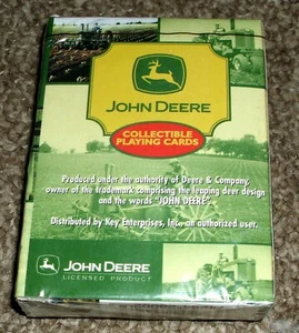 John Deere Deck of Collectible Playing Cards with various Tractor Images NEW! - Picture 1 of 3