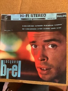 PLV format 25 cm Jacques Brel 25/581 - Foto 1 di 1