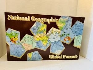 VTG National Geographic "Global Pursuit" Board Game ©️1987 Complete - Picture 1 of 11