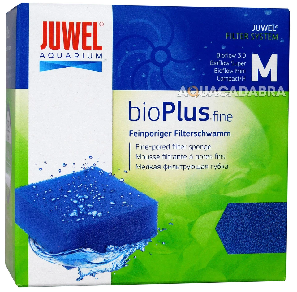 JUWEL COMPACT (M) BIO PLUS FINE SPONGE FILTER MEDIA GENUINE AQUARIUM FISH TANK - Image 1 of 1
